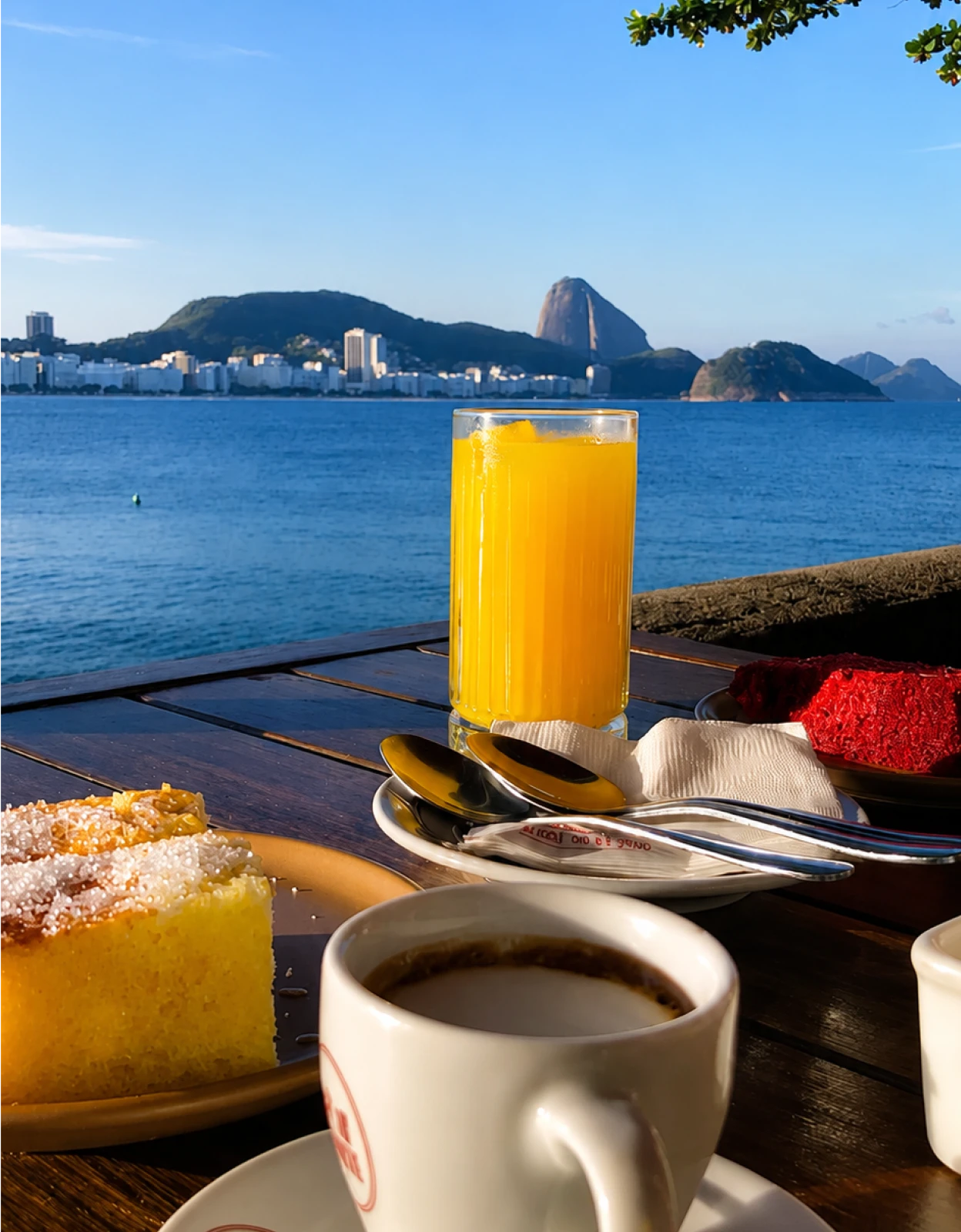 Chá na cafeteria